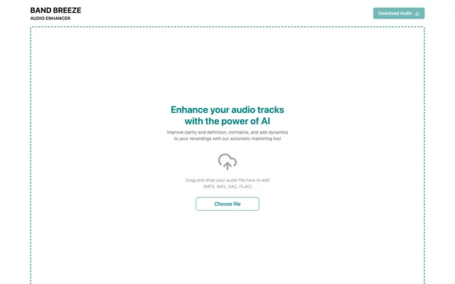Band Breeze: The AI Audio Enhancer
