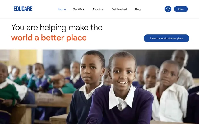 Educare Now: The home page